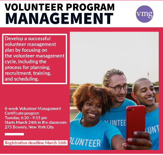 Volunteer Management Certificate